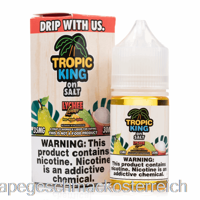 Lychee Luau – Tropic King Auf Salz – 30 Ml, 35 Mg Vape-Geschmack